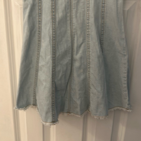 Zara kids denim jumper. Western style cute with boots. Size 7 - Picture 2 of 3